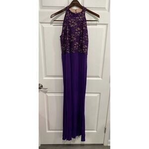 Rephyllis Women's Lace Formal Long‎ Halter Dress Wedding Bridesmaid Formal XXL